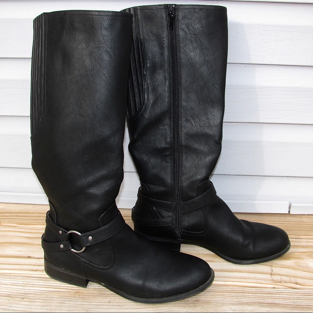 LifeStride Knee High Black Boots
